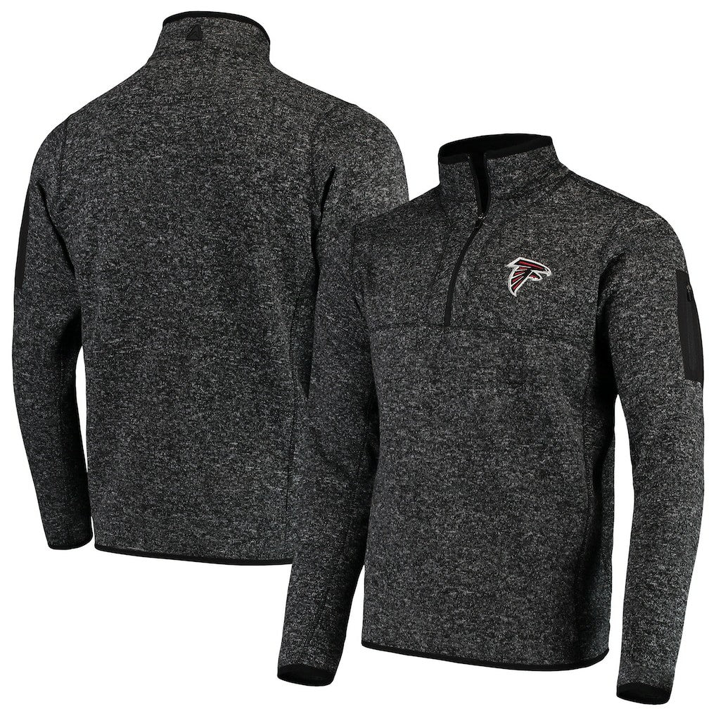 NFL Atlanta Falcons Antigua Fortune Quarter-Zip Pullover Jacket