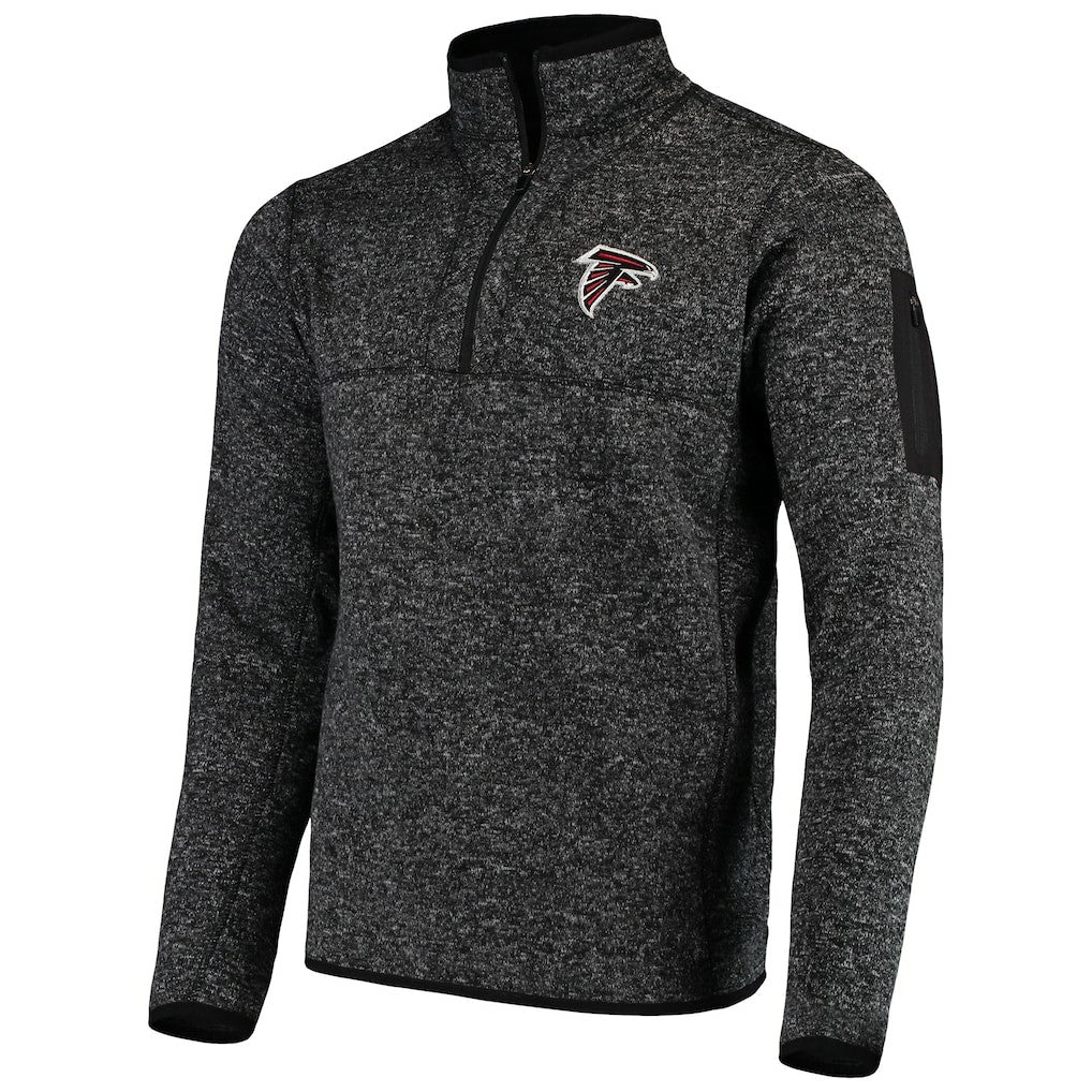 NFL Atlanta Falcons Antigua Fortune Quarter-Zip Pullover Jacket