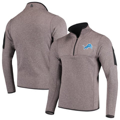 NFL Detroit Lions Antigua Fortune Quarter-Zip Pullover Jacket