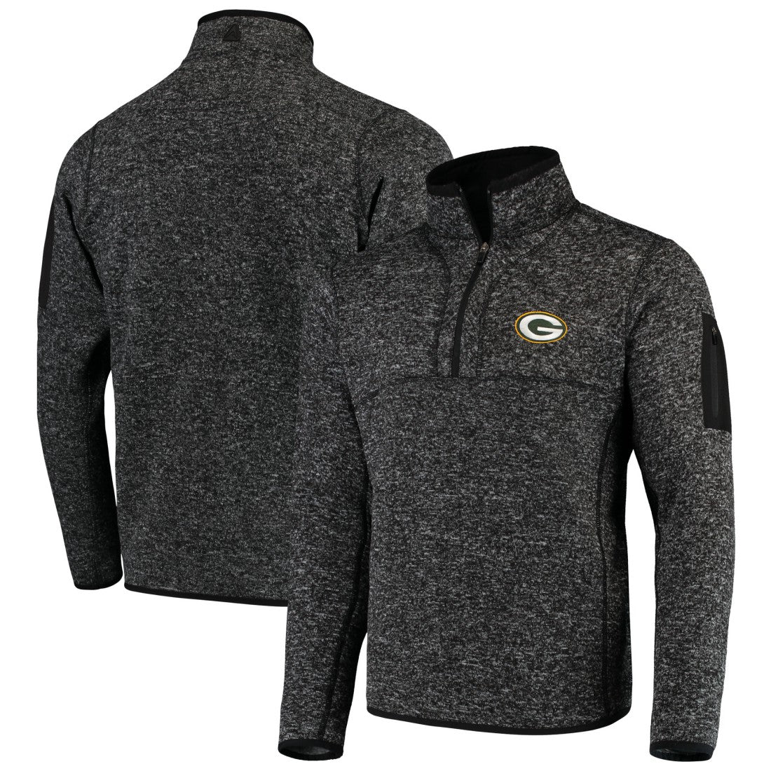 NFL Green Bay Packers Antigua Fortune Quarter-Zip Pullover Jacket