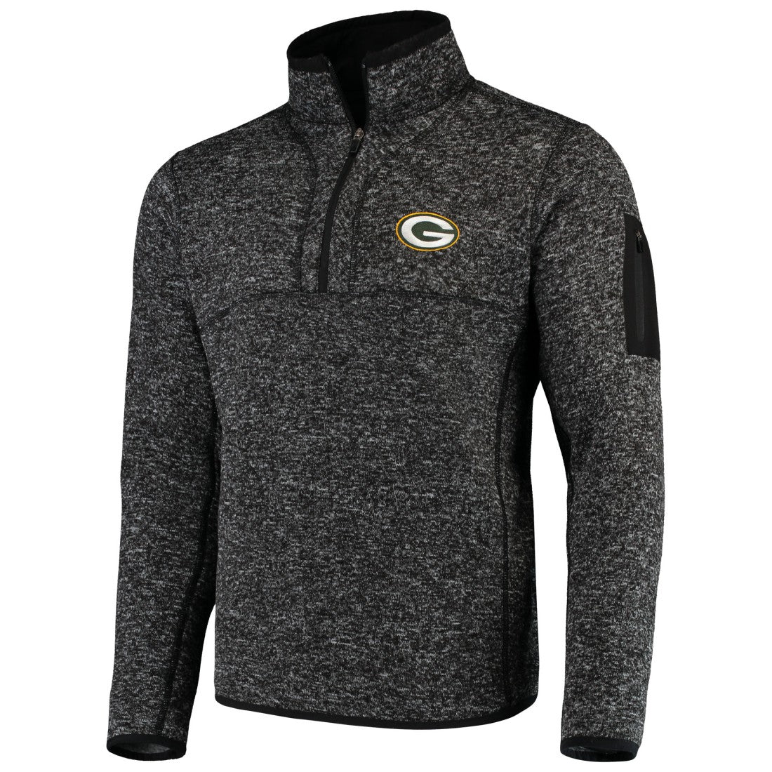NFL Green Bay Packers Antigua Fortune Quarter-Zip Pullover Jacket