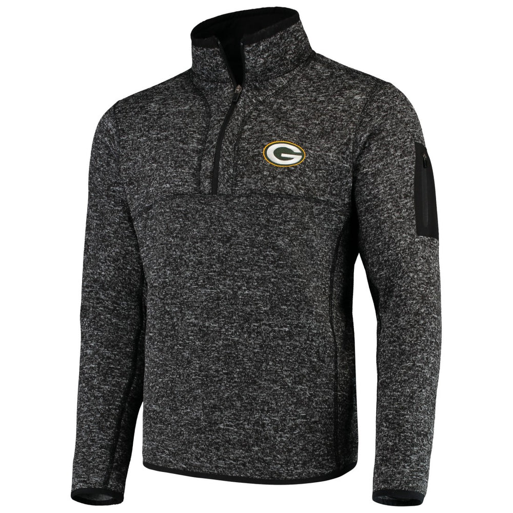NFL Green Bay Packers Antigua Fortune Quarter-Zip Pullover Jacket