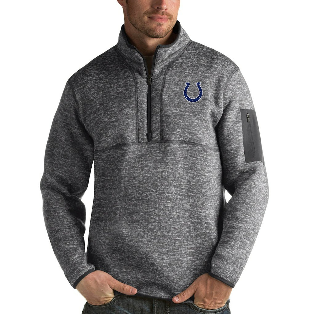 NFL Indianapolis Colts Antigua Fortune Quarter-Zip Pullover Jacket
