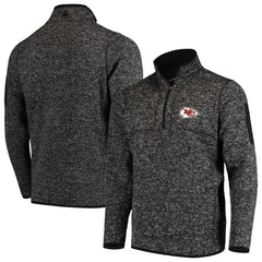 NFL Kansas City Chiefs Antigua Fortune Quarter-Zip Pullover Jacket