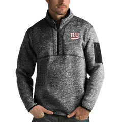 NFL New York Giants Antigua Fortune Quarter-Zip Pullover Jacket