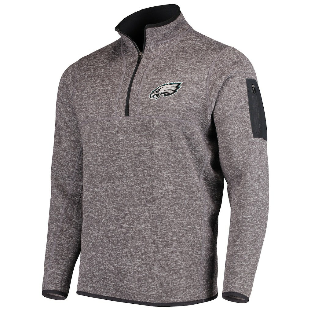 NFL Philadelphia Eagles Antigua Fortune Quarter-Zip Pullover Jacket