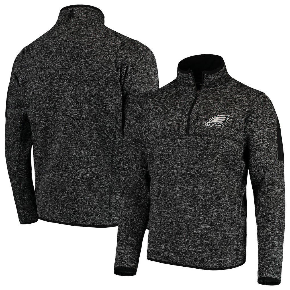 NFL Philadelphia Eagles Antigua Fortune Quarter-Zip Pullover Jacket