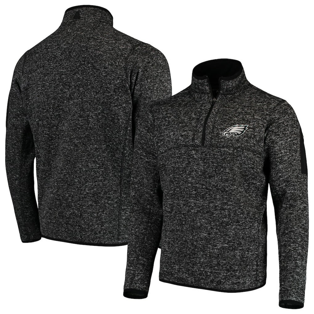 NFL Philadelphia Eagles Antigua Fortune Quarter-Zip Pullover Jacket