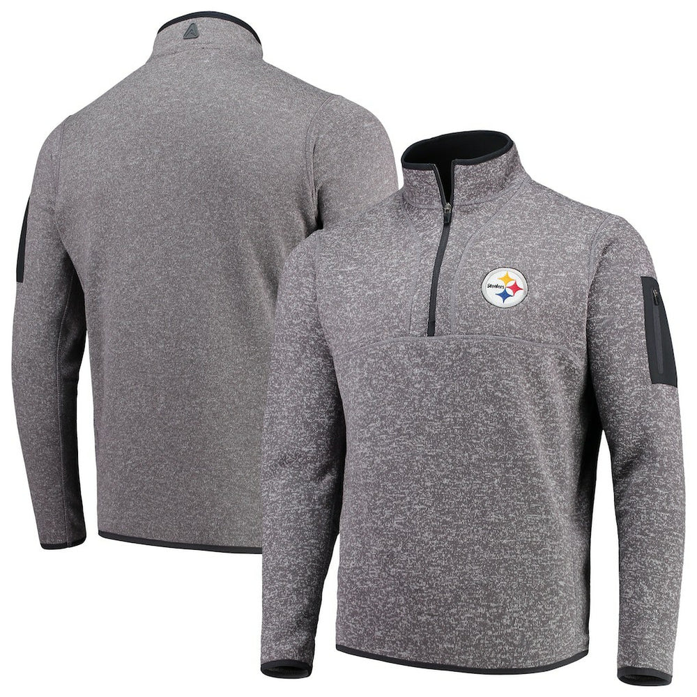 NFL Pittsburgh Steelers Antigua Fortune Quarter-Zip Pullover Jacket