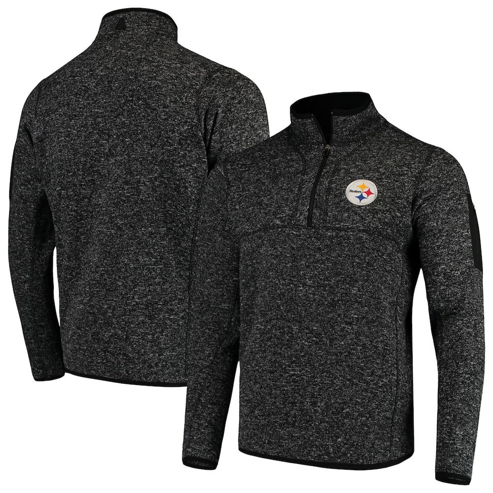 NFL Pittsburgh Steelers Antigua Fortune Quarter-Zip Pullover Jacket
