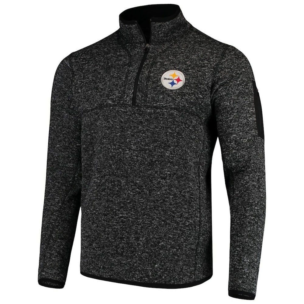 NFL Pittsburgh Steelers Antigua Fortune Quarter-Zip Pullover Jacket
