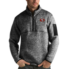 NFL San Francisco 49ers Antigua Fortune Quarter-Zip Pullover Jacket