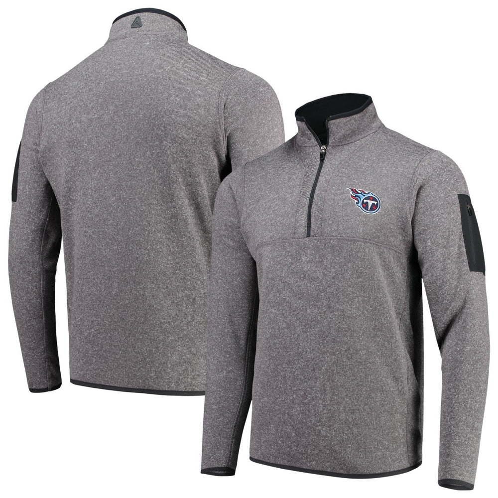 NFL Tennessee Titans Antigua Fortune Quarter-Zip Pullover Jacket