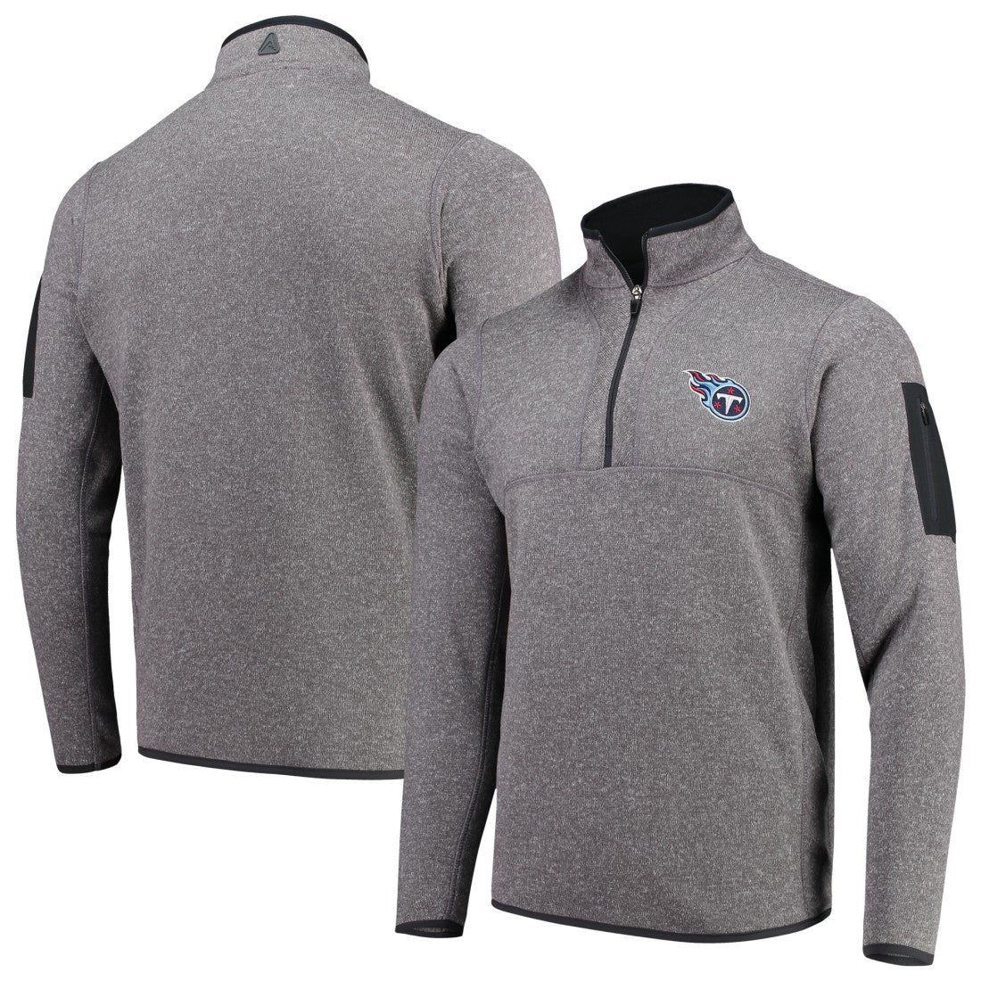 NFL Tennessee Titans Antigua Fortune Quarter-Zip Pullover Jacket