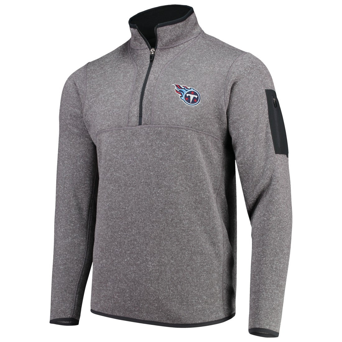 NFL Tennessee Titans Antigua Fortune Quarter-Zip Pullover Jacket