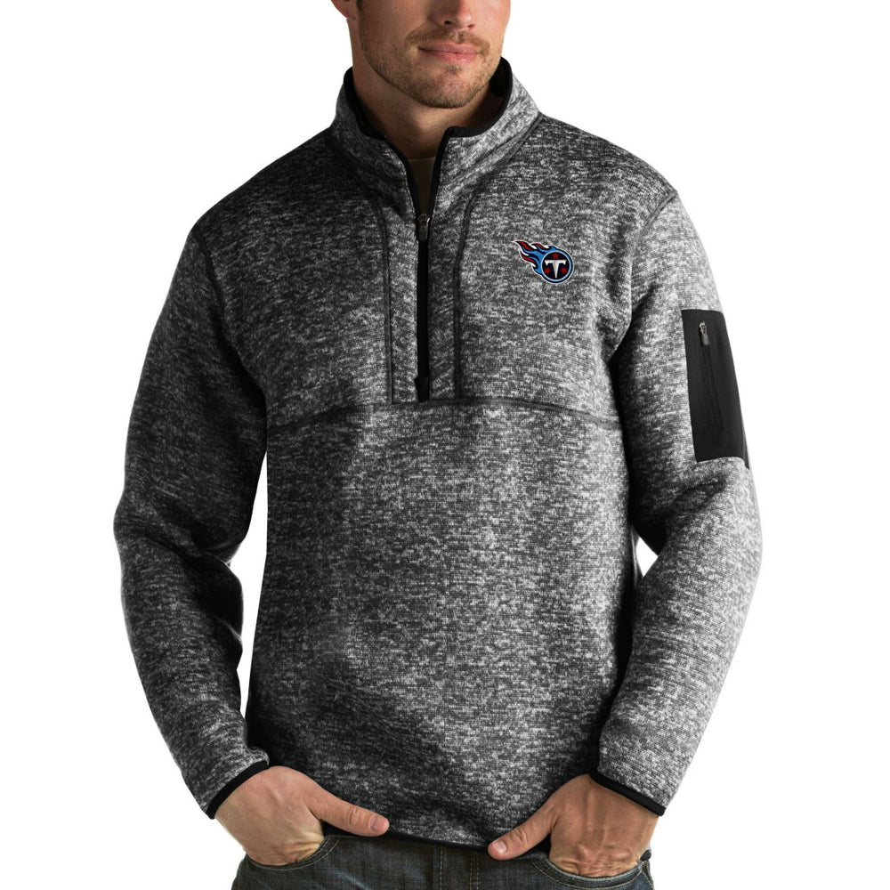 NFL Tennessee Titans Antigua Fortune Quarter-Zip Pullover Jacket