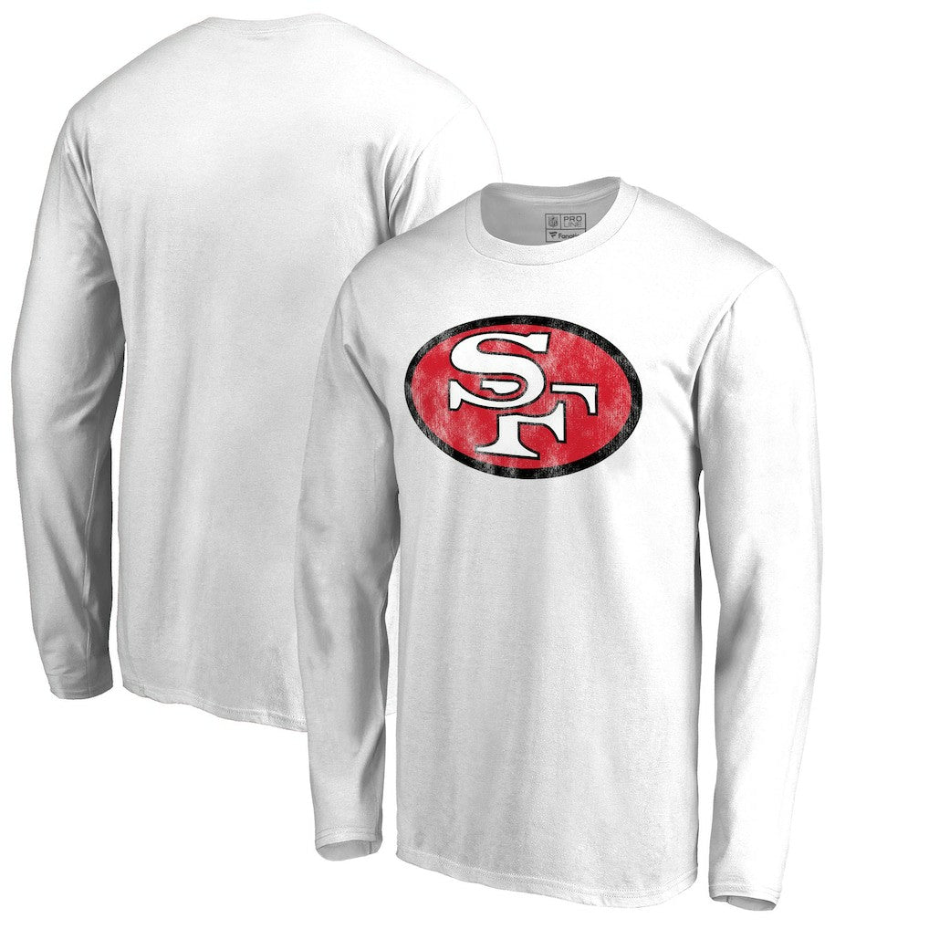 NFL San Francisco 49ers Throwback Logo Long Sleeve T-shirt