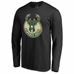 Giannis Antetokounmpo Milwaukee Bucks Team Backer Name & Number Long Sleeve T-Shirt - Black for sale