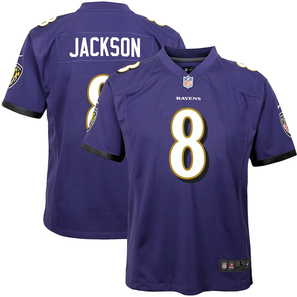 NFL Baltimore Ravens Lamar Jackson  Youth Game Jersey