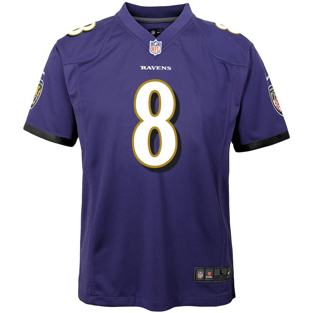 NFL Baltimore Ravens Lamar Jackson  Youth Game Jersey