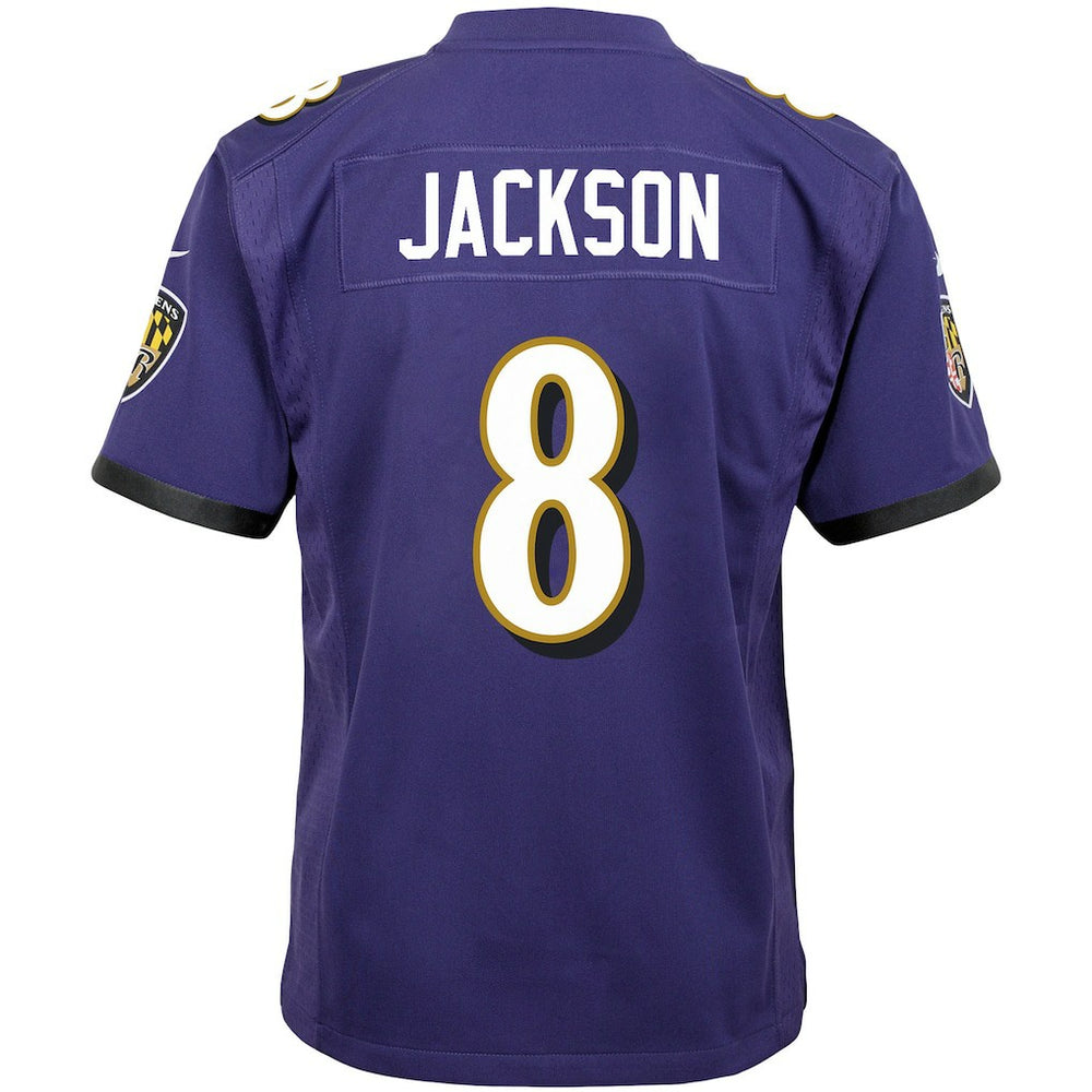 NFL Baltimore Ravens Lamar Jackson  Youth Game Jersey