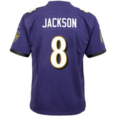 NFL Baltimore Ravens Lamar Jackson  Youth Game Jersey