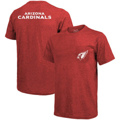 NFL Arizona Cardinals Majestic Threads Tri-Blend Pocket T-Shirt