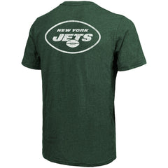 NFL New York Jets Majestic Threads Tri-Blend Pocket T-Shirt