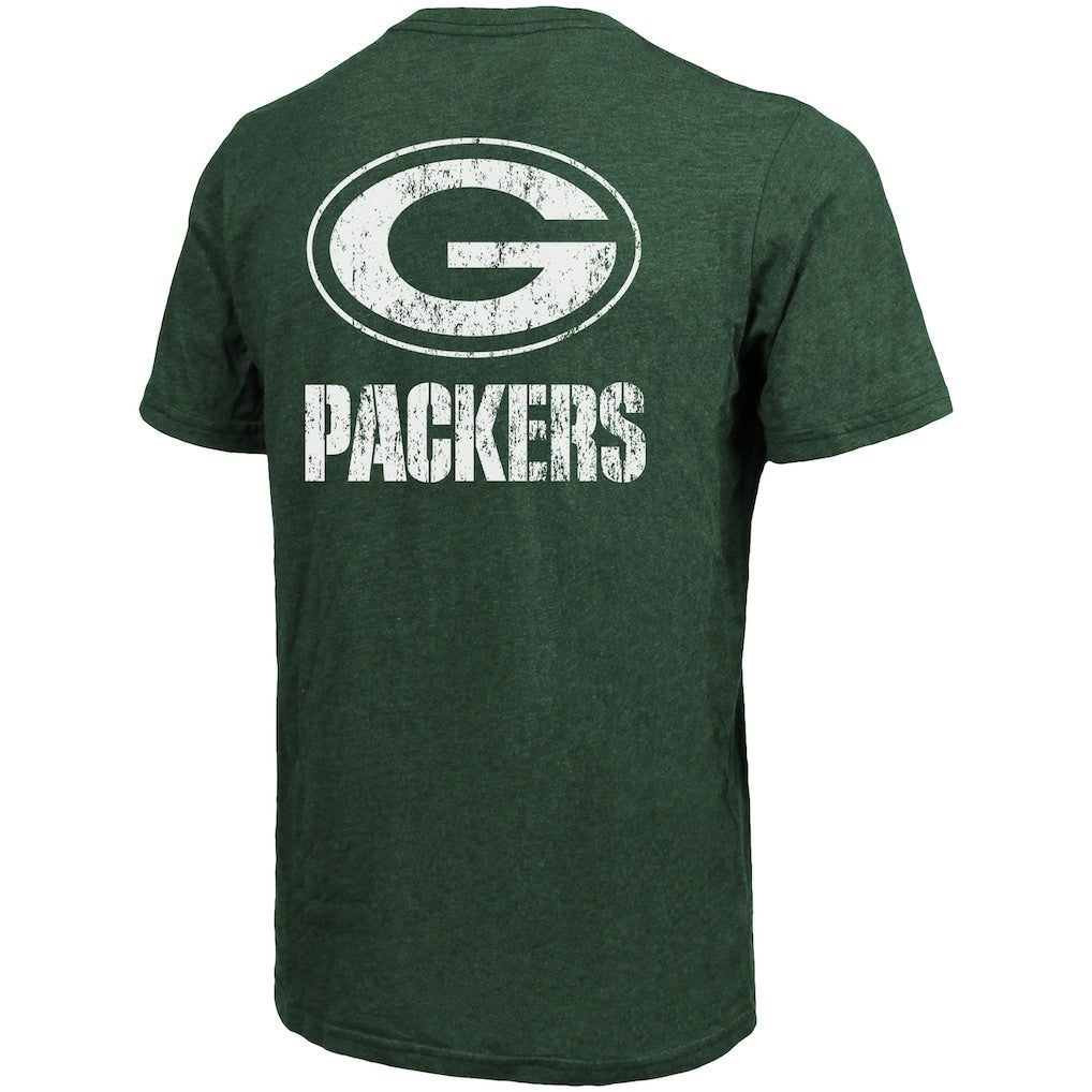 NFL Green Bay Packers Majestic Threads Tri-Blend Pocket T-Shirt