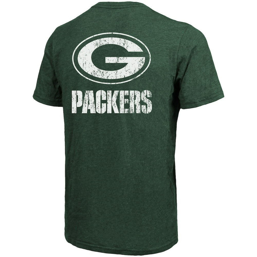 NFL Green Bay Packers Majestic Threads Tri-Blend Pocket T-Shirt