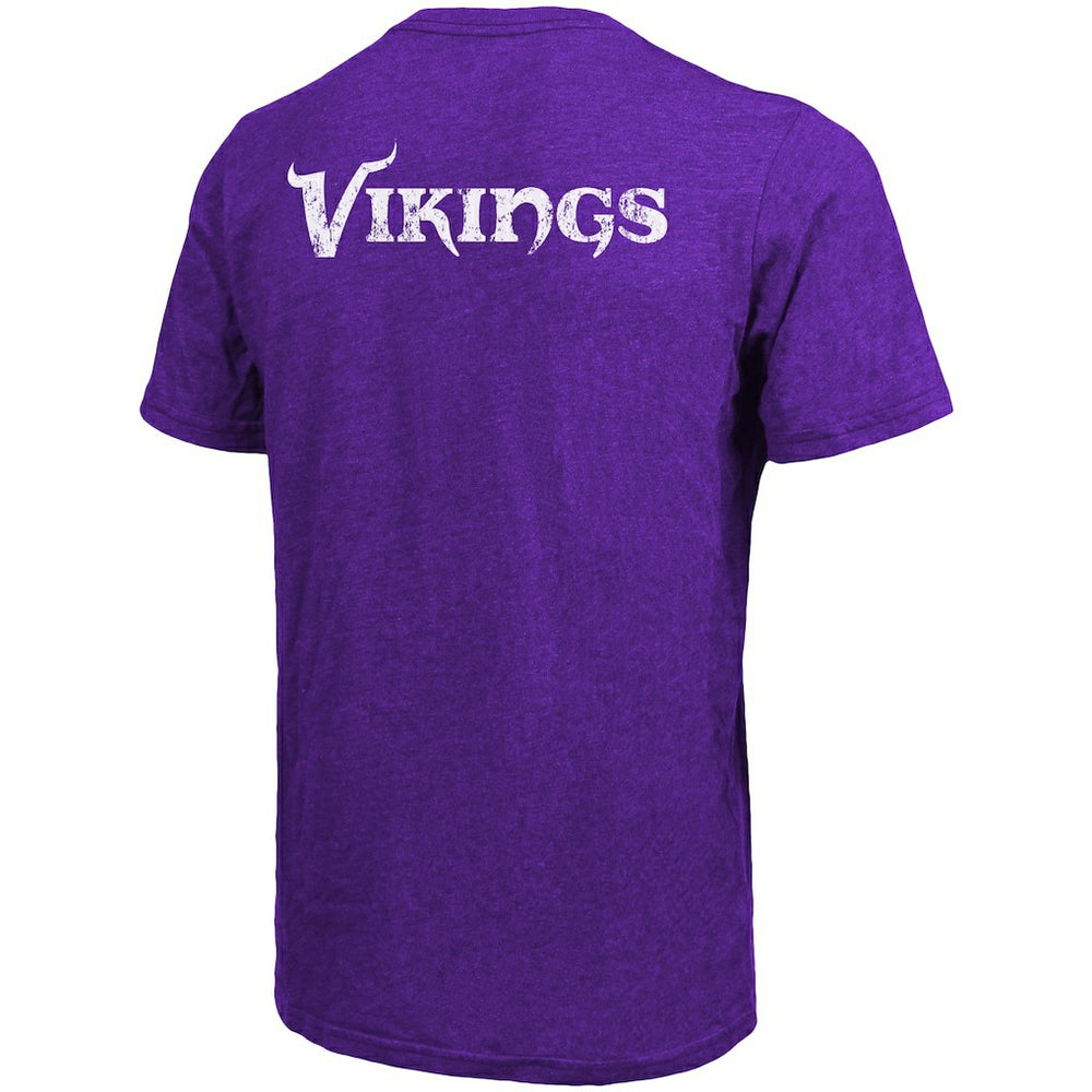 NFL Minnesota Vikings Majestic Threads Tri-Blend Pocket T-Shirt