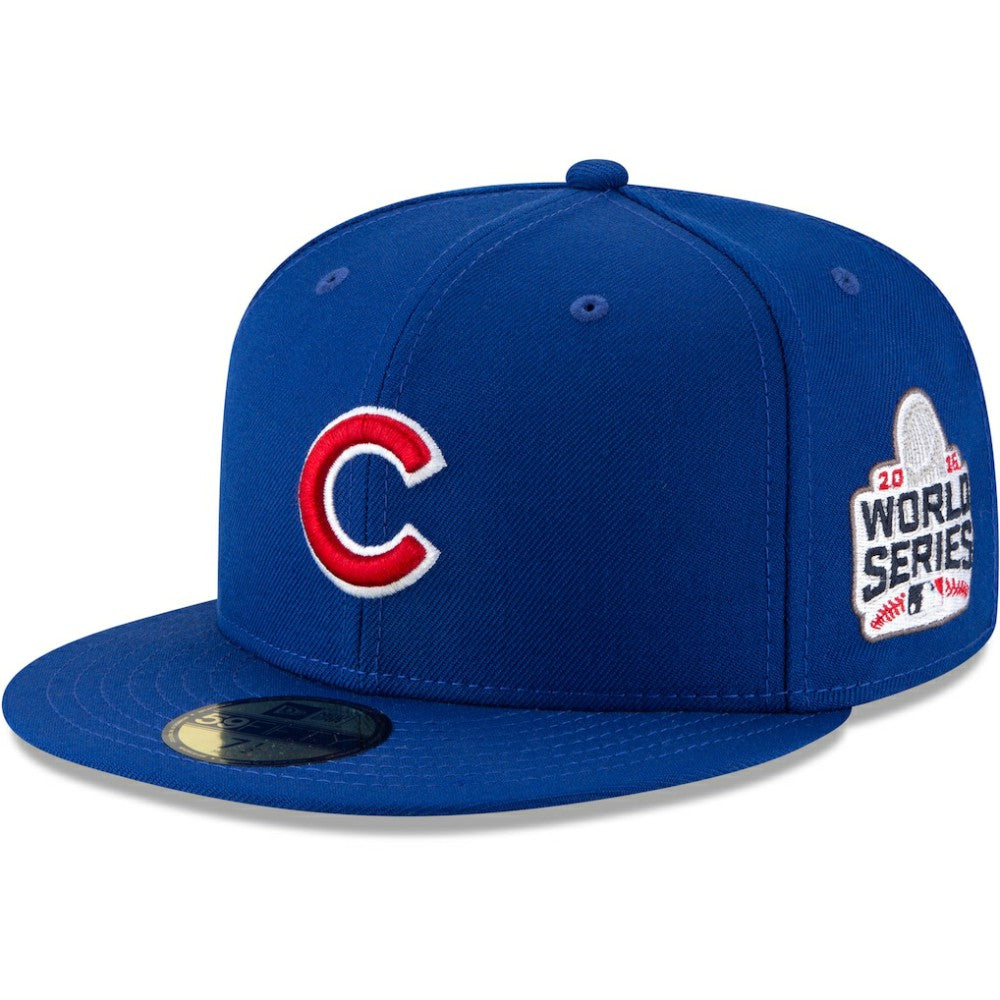 Chicago Cubs 2016 World Series Wool 59FIFTY Fitted Hat - Royal | New Era