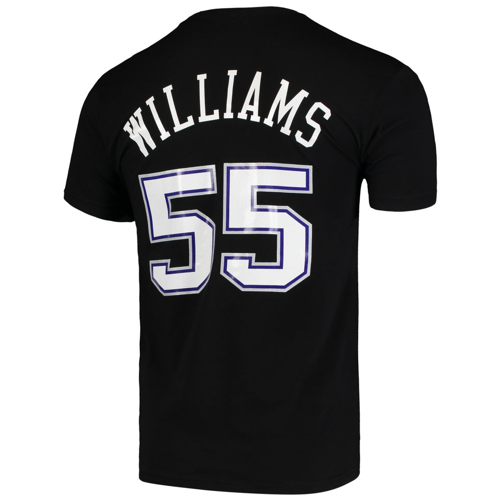 Jason Williams Sacramento Kings Hardwood Classics Team Name & Number T-Shirt - Black | Mitchell & Ness cheap