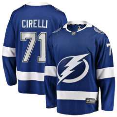 Anthony Cirelli Tampa Bay Lightning Fanatics Home Breakaway Player Jersey