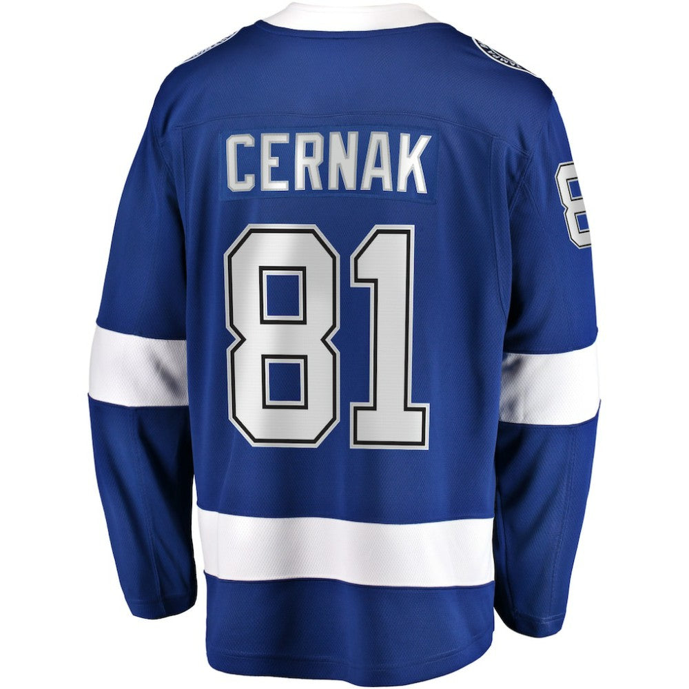Erik Cernak Tampa Bay Lightning Fanatics Home Breakaway Player Jersey