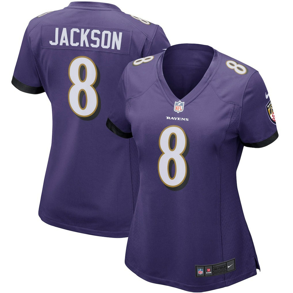 NFL Baltimore Ravens Lamar Jackson  Women's Game Player Jersey