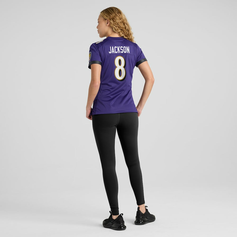 NFL Baltimore Ravens Lamar Jackson  Women's Game Player Jersey