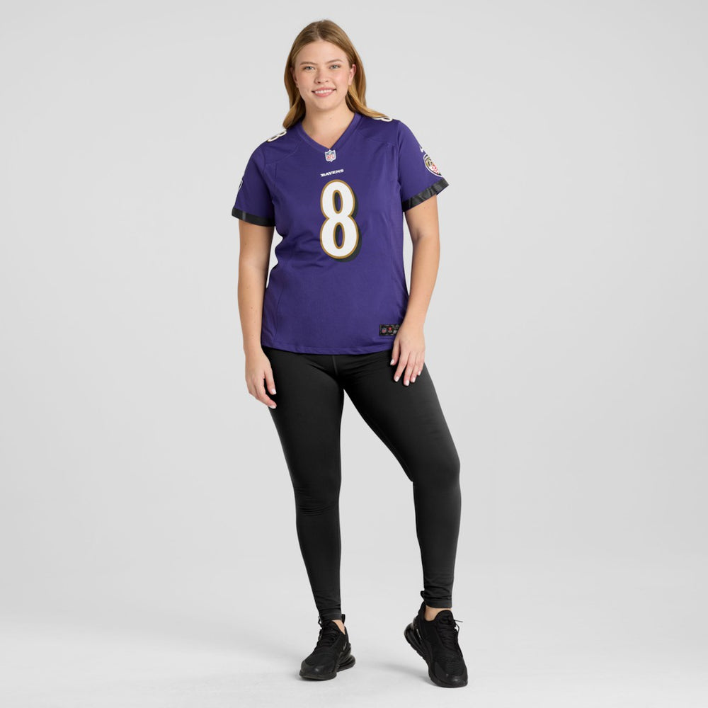NFL Baltimore Ravens Lamar Jackson  Women's Game Player Jersey