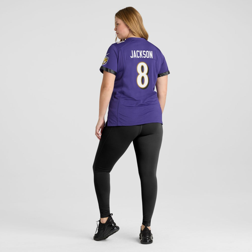 NFL Baltimore Ravens Lamar Jackson  Women's Game Player Jersey