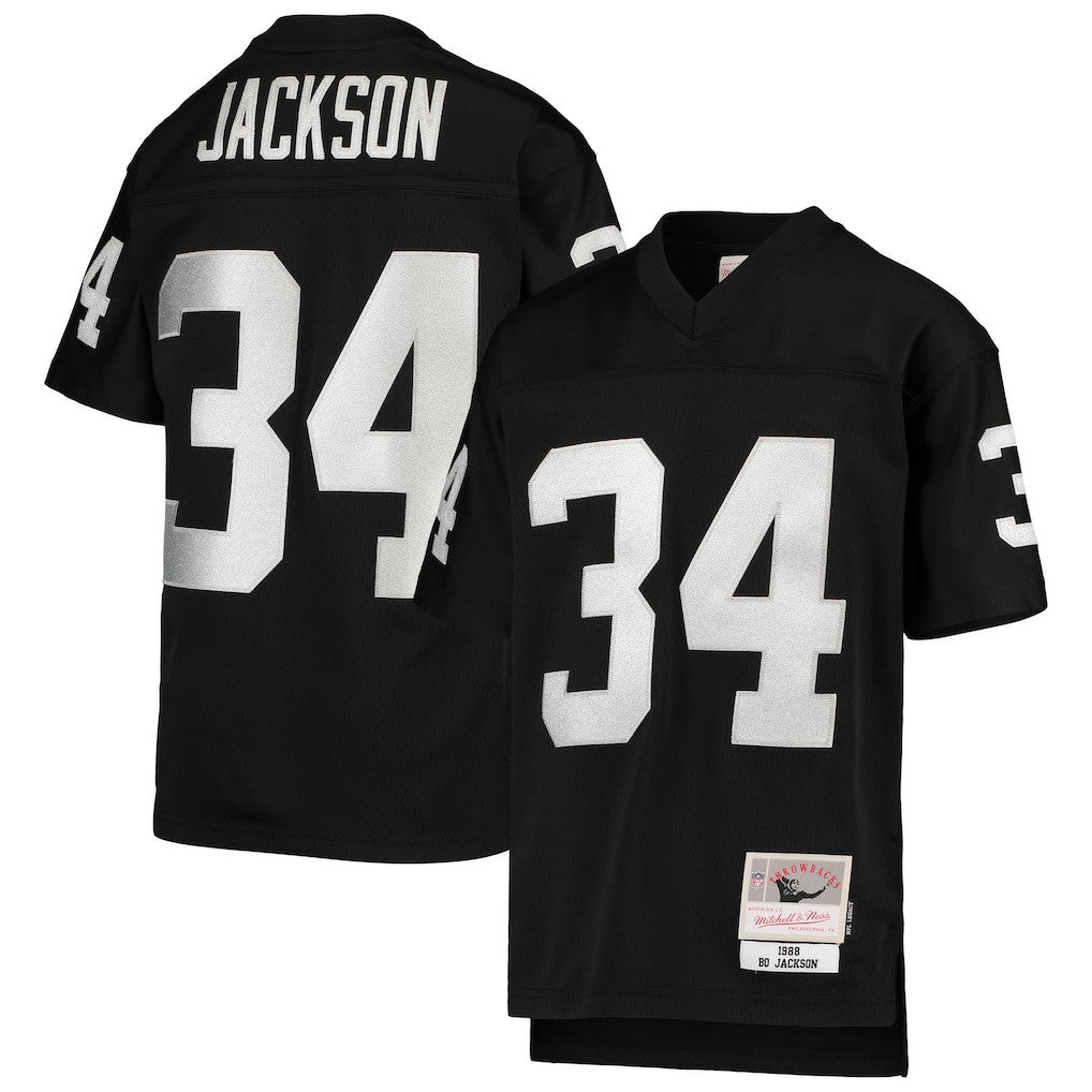 NFL Las Vegas Raiders Bo Jackson  Youth 1988 Legacy Retired Player Jersey