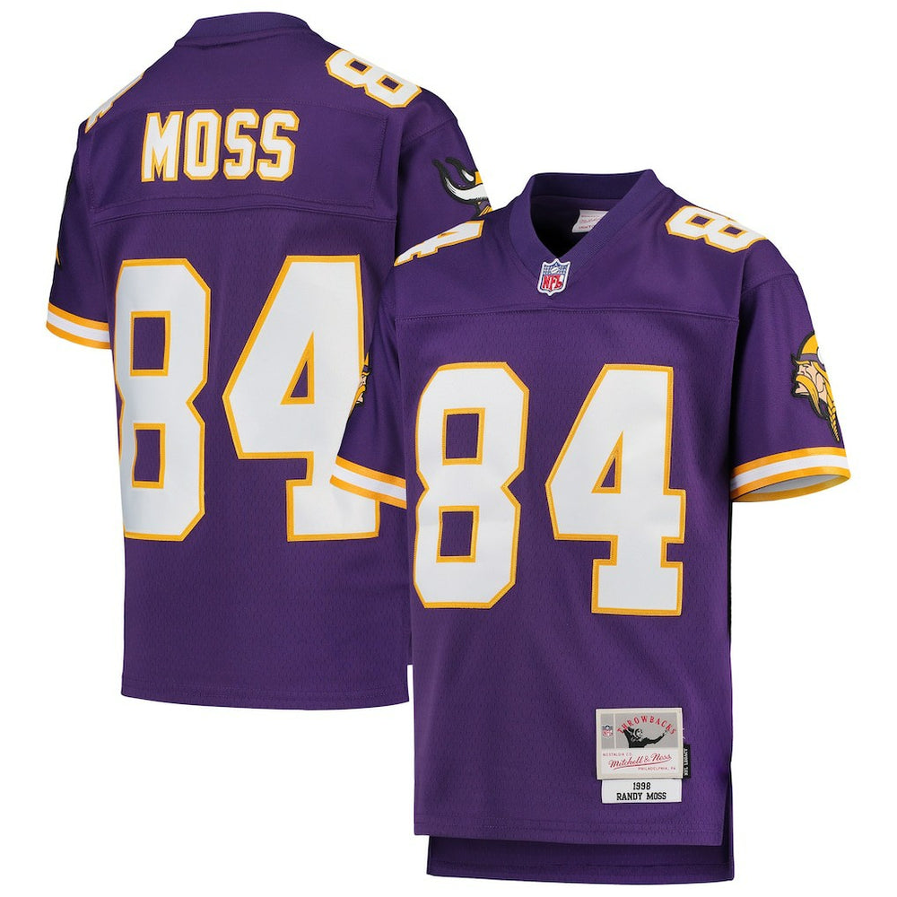 NFL Minnesota Vikings Randy Moss  Youth 1998 Legacy Retired Player Jersey