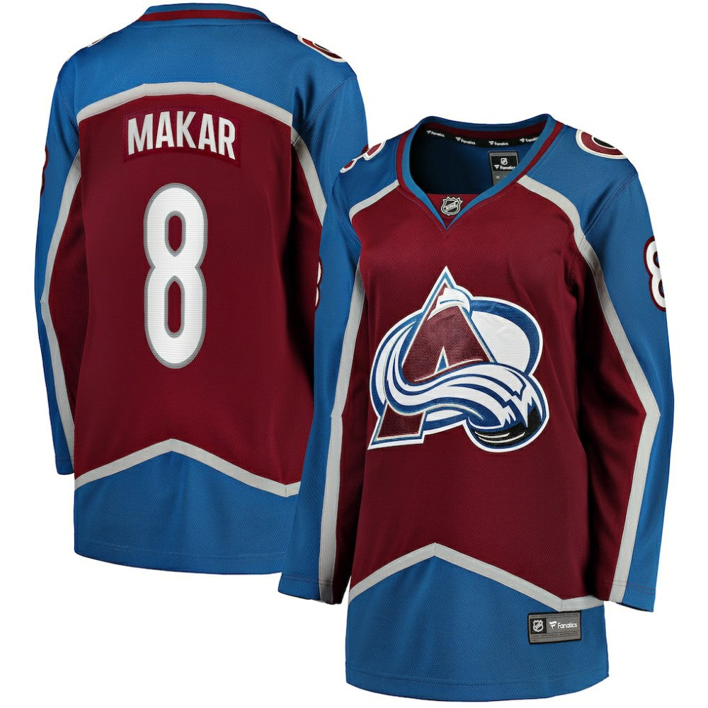Cale Makar Colorado Avalanche Fanatics Women's Home Breakaway Player Jersey
