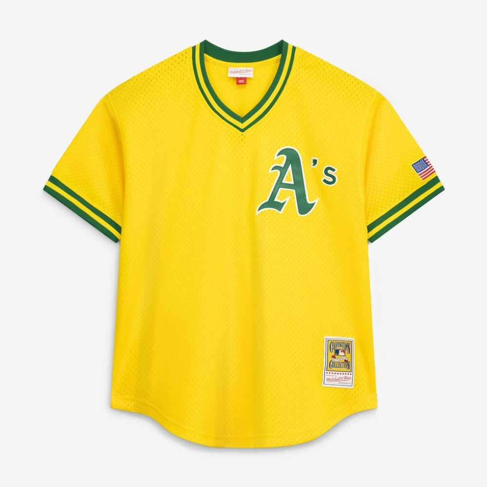 Mark McGwire Athletics Authentic Batting Practice Jersey - Gold | Mitchell & Ness