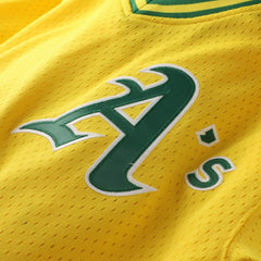 Mark McGwire Athletics Authentic Batting Practice Jersey - Gold | Mitchell & Ness