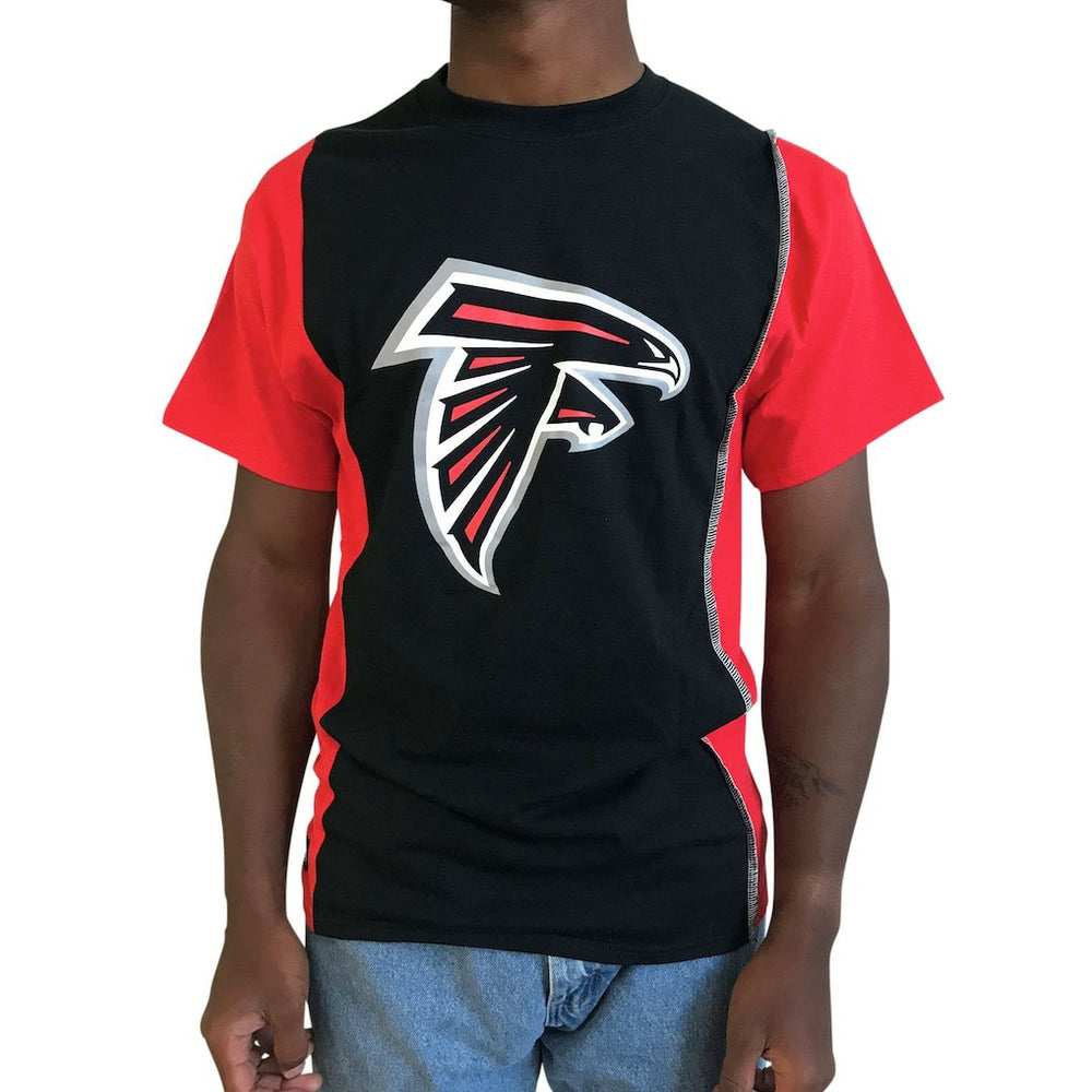 NFL Atlanta Falcons Refried Apparel Sustainable Upcycled Split T-Shirt