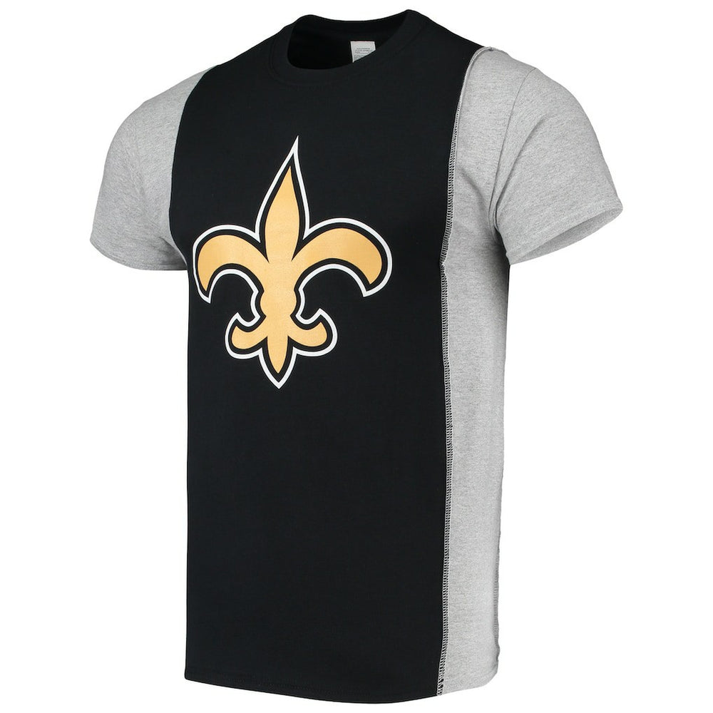 NFL New Orleans Saints Refried Apparel Sustainable Upcycled Split T-Shirt