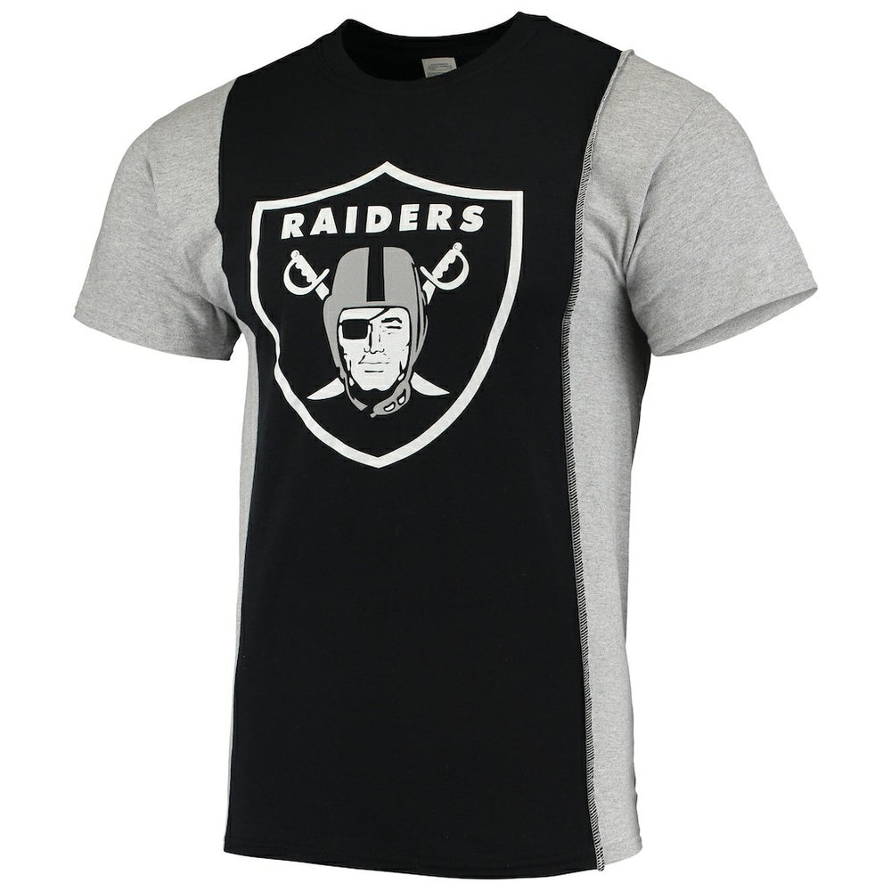 NFL Las Vegas Raiders Refried Apparel Sustainable Upcycled Split T-Shirt