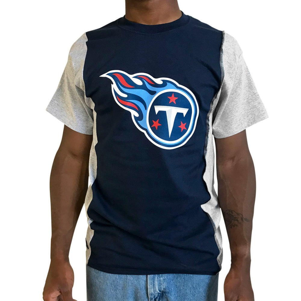 NFL Tennessee Titans Refried Apparel Sustainable Upcycled Split T-Shirt