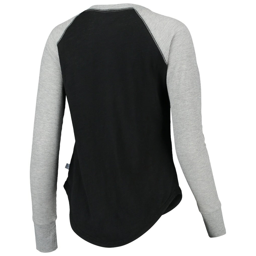 NFL New Orleans Saints Touch Women's Waffle Raglan Lightweight Long Sleeve T-Shirt
