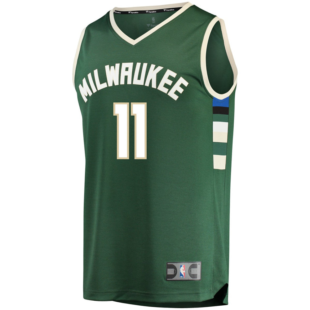 Brook Lopez Milwaukee Bucks Fast Break Replica Player Jersey Green - Icon Edition | Fanatics cheap